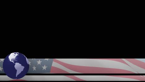Nachrichten-Unteres-Drittel-USA-USA-Amerika-Flagge-Weltkugel-3.-Chyron-L3rd-4k